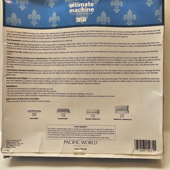 Trim Ultimate Machine Pedicure System Kit - Picture 6 of 6